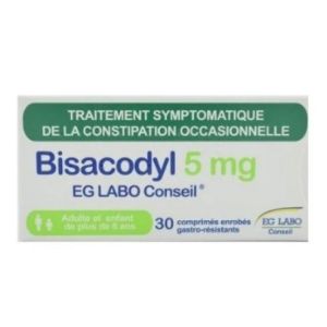 Bisacodyl 5 mg Constipation Occasionnelle