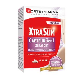 XtraSlim capteur 3en1 XtraFort 60 gélules