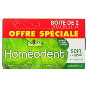 Dentifrice dents & gencives 2x75ml - chlorophylle