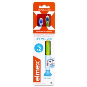 Brosse à Dents Enfants Souple 3/6 ans Duo Pack