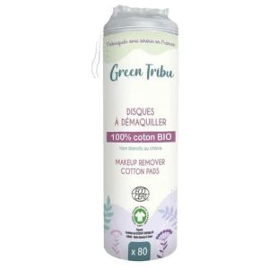 Disques à Démaquiller Coton Bio 80 Unités