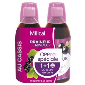 Ultra Draineur Minceur Lot de 2 x 500 ml - Goût : Cassis