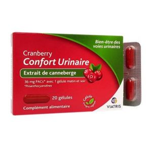 Cranberry confort urinaire - 20 gélules