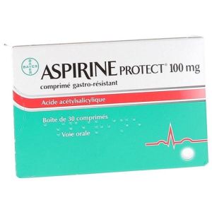 Aspirine Protect 100mg 30 comprimés