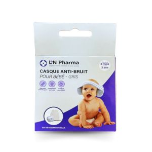 L2N Casque Anit Bruit Bebe Gris