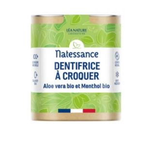 Dentifrice à Croquer Fraîcheur - Aloe Vera BIO & Menthol BIO