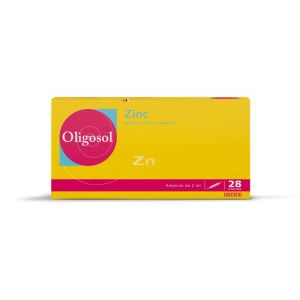 Oligosol Zinc solution buvable  28 ampoules 2ml