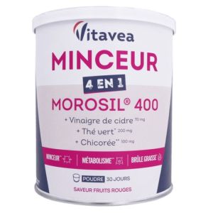 Morosil 400 Minceur 4 en 1 Saveur fruits rouges 240g