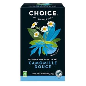 Infusion bio Camomille Douce 20 sachets