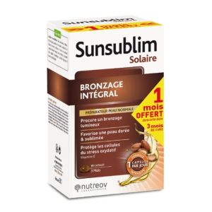 bronzage intégral sunsublim - 90 capsules