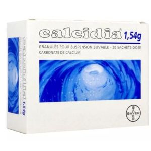 Calcidia 1,54g granulé pour suspension buvable en sachet-dose