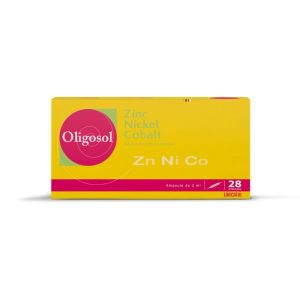 Oligosol Zinc-Nickel-Cobalt x 28 ampoules