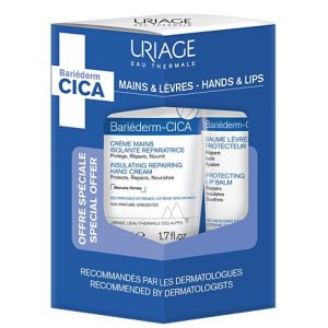 Bariéderm Crème Mains 50ml+ Bariéderm Cica Lèvres 15ml