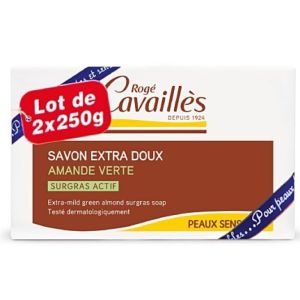 Savon surgras extra-doux amande verte 2x250g