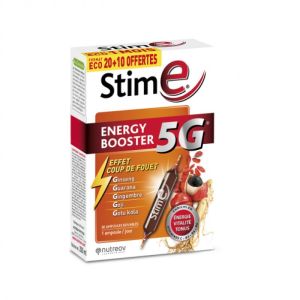 Energy Booster 5G - 20 + 10 ampoules offertes