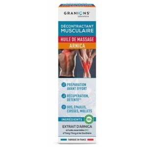 Décontractant Musculaire Huile De Massage Arnica 100ml