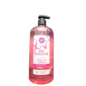 Gel Douche Fleur de Sakura 1L Octobre Rose