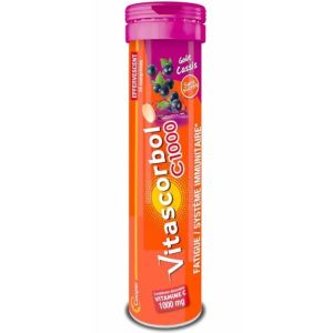 Vitamine C 1000mg Cassis x15 Comprimés Effervescents