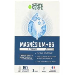 Magnésium+B6 3 formes 360mg 60 comprimés