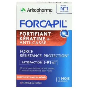 Forcapil Fortifiant Kératine+ 60 Gélules