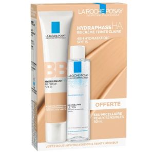 Hydraphase HA BB Crème SPF15 40 ml + Eau Micellaire 50 ml Offerte