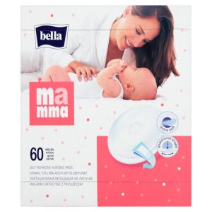 Happy Bella Mamma Coussinets d'allaitement adhésifs 60 pièces