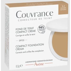 Couvrance Fond de Teint Compact Crème 1.1 Naturel