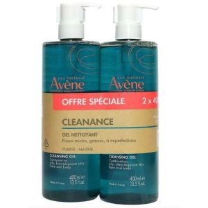 Cleanance Gel Nettoyant 2x400ml