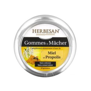 Miel & propolis - 45 Gommes à mâcher