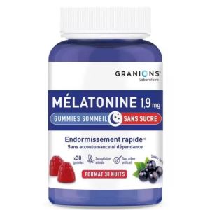 Mélatonine 1,9 mg 30 gummies