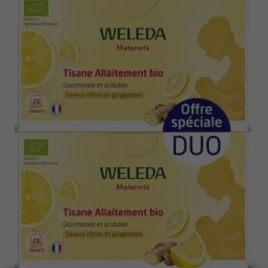 Maternité Tisane Allaitement Citron Gingembre 2x20 sachets