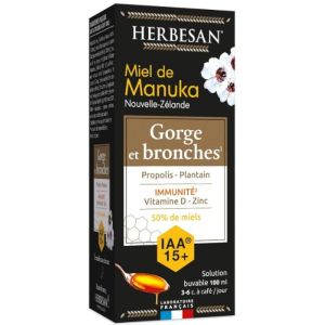 Miel de Manuka spray gorge et bouche IAA15+ 25ml