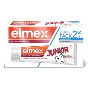 Dentifrice Duo Junior 6-12 ans Anti-caries 2x75ml