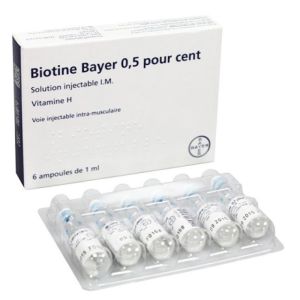 Biotine 0,5% 6 ampoules
