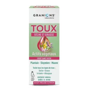 Toux Sèche Et Grasse Dispositif Médical 120ml + gobelet doseur