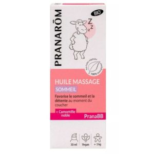 Huile de Massage Bébé - Favorise le sommeil et la détente au moment du coucher - 30ml