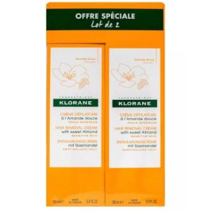 Crème Dépilatoire à l'Amande Douce - 2x150 ml