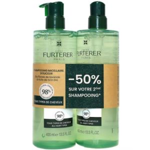 Naturia Shampooing micellaire douceur - 2x400ml