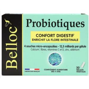 Probiotiques Confort Digestif x30 gélules végétales