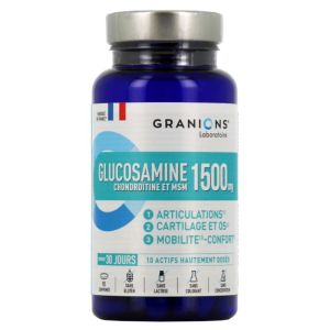 Glucosamine Chondroïtine et MSM 1500 mg 90 comprimés