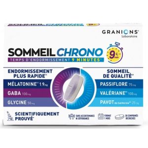 Sommeil Chrono 9 minutes 30 comprimés