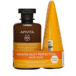 Duo Shampooing 250ml et Après Shampooing 150ml Kératin Repair