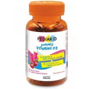 Pediakid  60 Gommes Vitamine D3