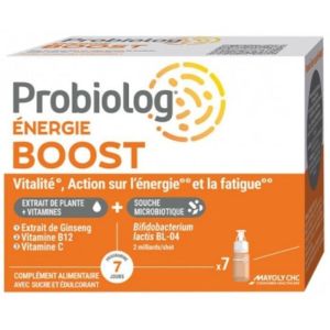 PROBIOLOG ENERGIE BOOST 7 Shots - Vitalité, Action sur l' Energie et la Fatigue