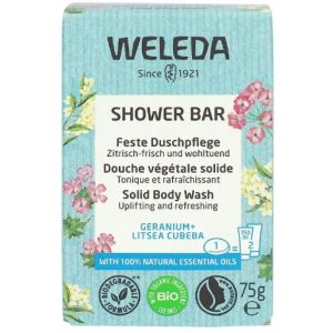 Douche végétale solide Géranium & Litsea Cubeba - 75g