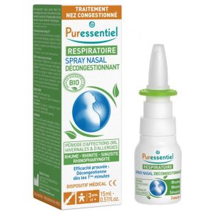 Respiratoire spray nasal décongestionnant bio 15ml