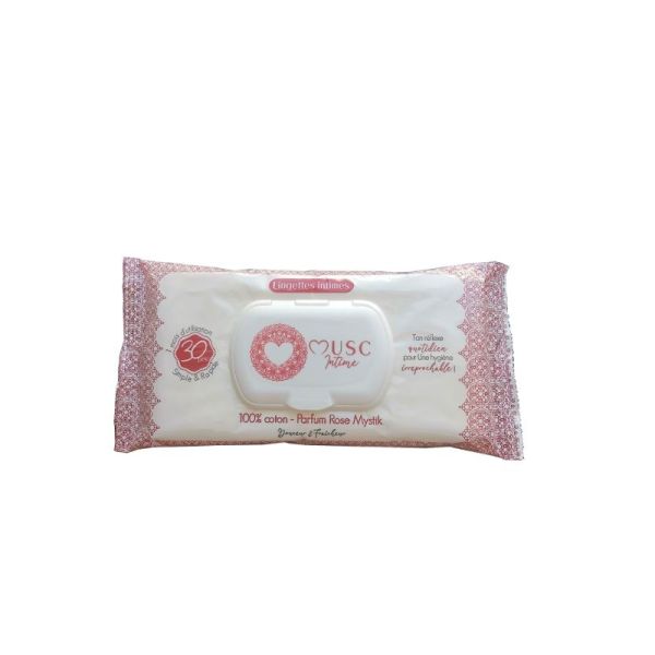 Lingettes Intimes Parfum Rose Mystik x30