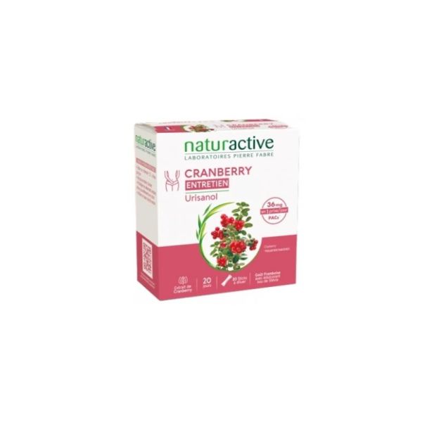 Urisanol Cranberry Entretien 20 Sticks