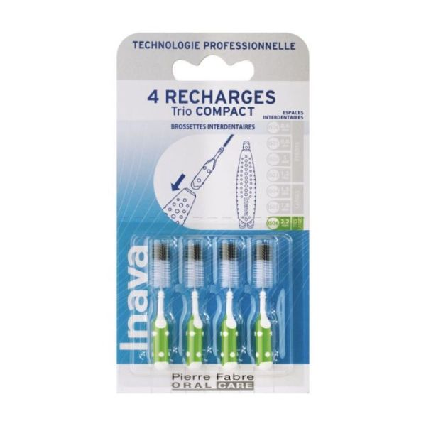 Recharge brossette interdentaire x4