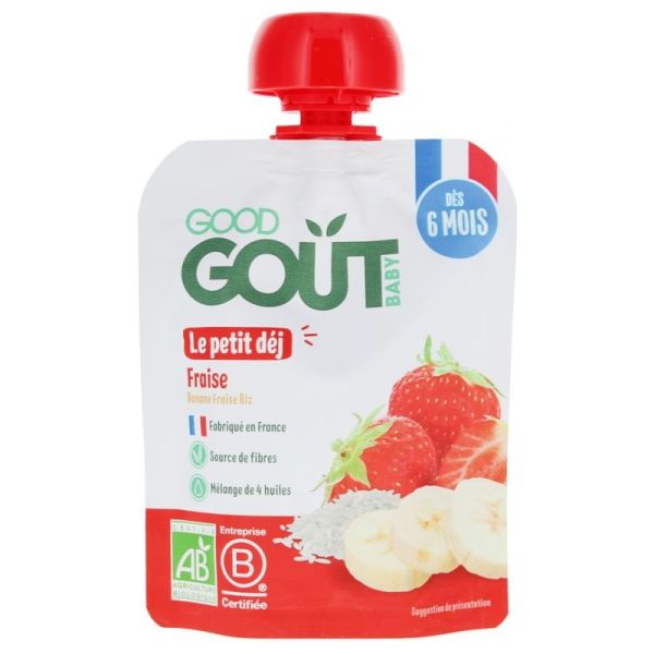 Le Petit Déj Fraise dès 6 Mois Bio 70 g